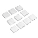 300Pcs 14x14x4mm Aluminum Radiator Chip Heat Sink