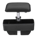PU Car Seat Crevice Gap Storage Box Organizer Holder with Elbow Support Armrest Cushion Pedal