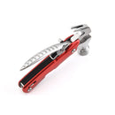 LAOTIE 7 in 1 Car Emergency Hammer Stainless Steel EDC Folding Knife Multifunctional Pliers Tools