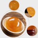 40mm Crystal Ball With Base For Home Decorations Yellow Natural Stones Specimen