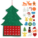 Christmas Tree Advent Calendar Felt Fabric Countdown Xmas Display Decor Ornament