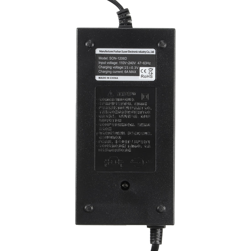 Digital LCD 12V 6A Smart PWM Lead Acid Battery Charger Cable For Car Motorcycle