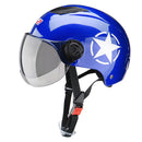 Universal Half Open Face Motorcycle Helmet Anti-UV Protect Eyes Sun Visor Goggle