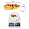 Amlucas 6cm/12.6g 8Colors ABS Fishing Lure Treble Hook Topwater Fishing Bait