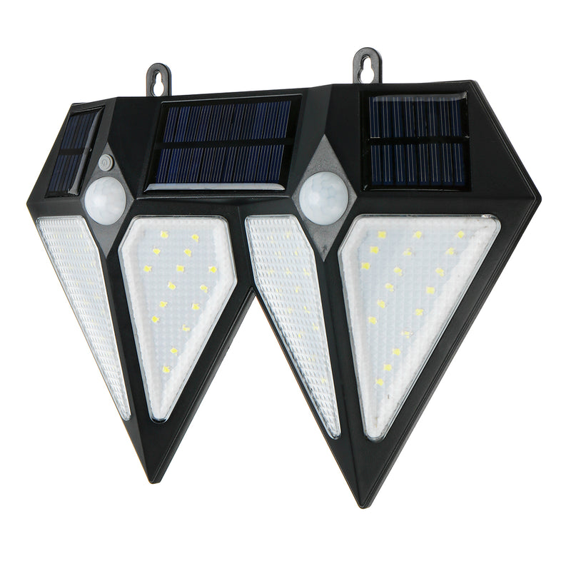 Solar Power 80 LED PIR Motion Sensor Wall Light Outdoor Garden Lamp Waterproof