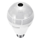 360 Panorama Fisheye IP Bulb Camera Lamp CCTV Monitor Light Bulb WIFI Night Vision