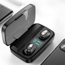 Bakeey M13C TWS bluetooth 5.0 Earphone LED Display Touch Control 1800mAh Power Bank Transparent Headphone with Mic