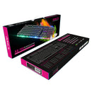 iMiCE AK-700 104 Keys LED Backlit Wired Punk Keycaps Gaming Keyboard for Laptop PC