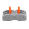 2Pin Wire Docking Connector Termainal Block Universal Quick Terminal Block SPL-2 Electric Cable Wire Connector Terminal Butt Joint Cable Connector 0.08-4.0mm