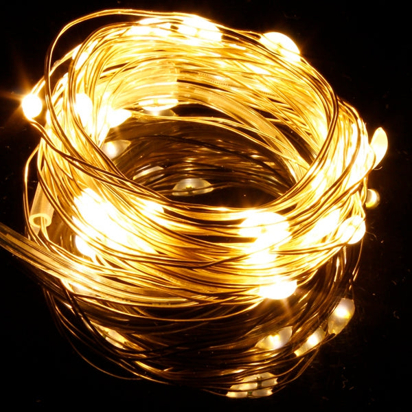 Warm White/Pure White 3M 30LED Copper Wire LED String Lights Lamp 5V