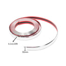 20ft 30mm Sliver Self Adhesive Car Edge Styling Car Moulding Trim Strip Crash Guard Protector