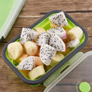 IPRee 4Pcs Silicone Lunch Box Folding Food Container Camping Picnic Fresh Storage Tableware
