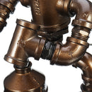 E27 Bulb Robot Lamp Light Industrial Pipe Desk Table Lamp Lighting Home Decoration