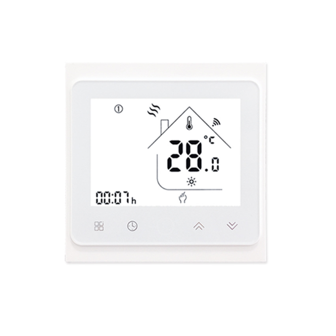 95-240V TUYA APP 002 Series Wi-Fi Smart Thermostat for Smart Home DIY Version Thermostat Heating Central Air-conditioning Voice Thermostat