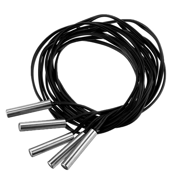 15pcs 10KOhm 1% 3435 0.5M NTC Thermistor Accuracy Temperature Sensor Cable Cylinder Probe High Sensitivity Temperature Sensor Wire