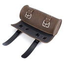 Motorcycle Tool Brown Bag Luggage Saddlebag Roll Barrel Storage For Harley Sportster
