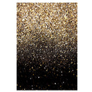 5x7FT Gradual Change Glitter Black Gold Dots Photography Backdrop Studio Prop Background