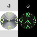 Luminous Wall Clock Number Quartz Hanging Clocks Glow In The Dark Bedroom Decor