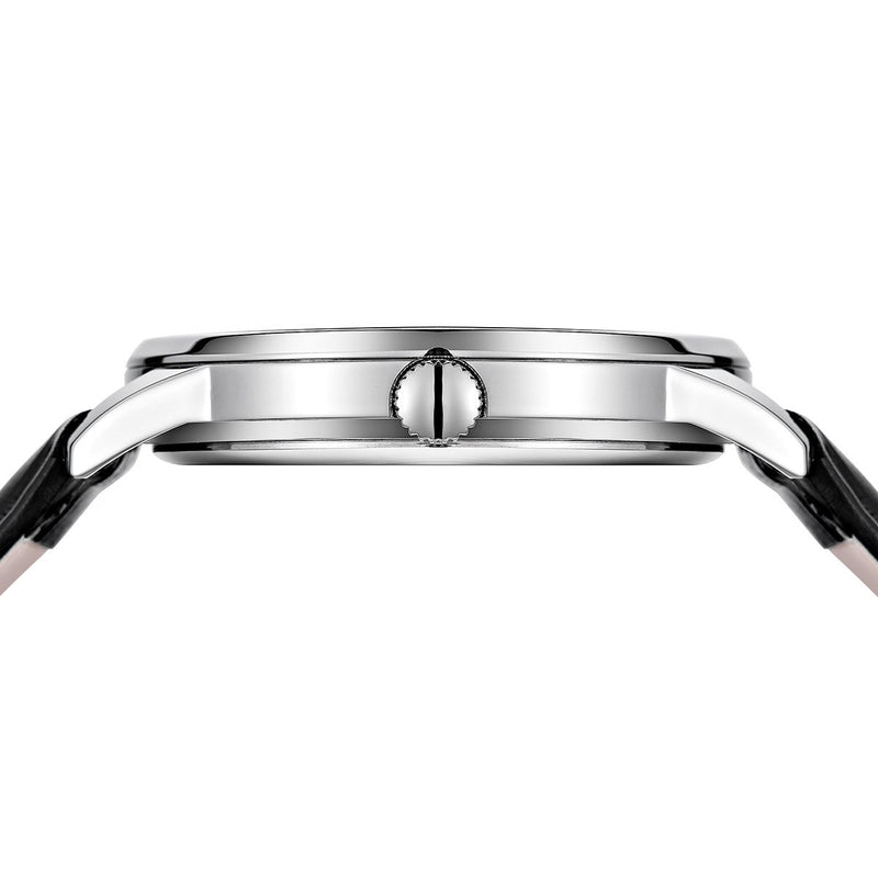 LONGBO 5008 The Sun The Moon The Stars Leather Band Waterproof Men Women Quartz Watch