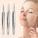 Minleaf ML-BR02 Dual Head Blackhead Remover Kit 6 Pieces Blackhead Extractor Acne Removal Tool Set for Treating Comedones Whitehead Facial Acne Blackhead Acne Remover