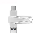 Machenike New USB 3.0 Type-C Micro USB 3 in 1 Flash Drive Metal U Disk Portable USB Stick