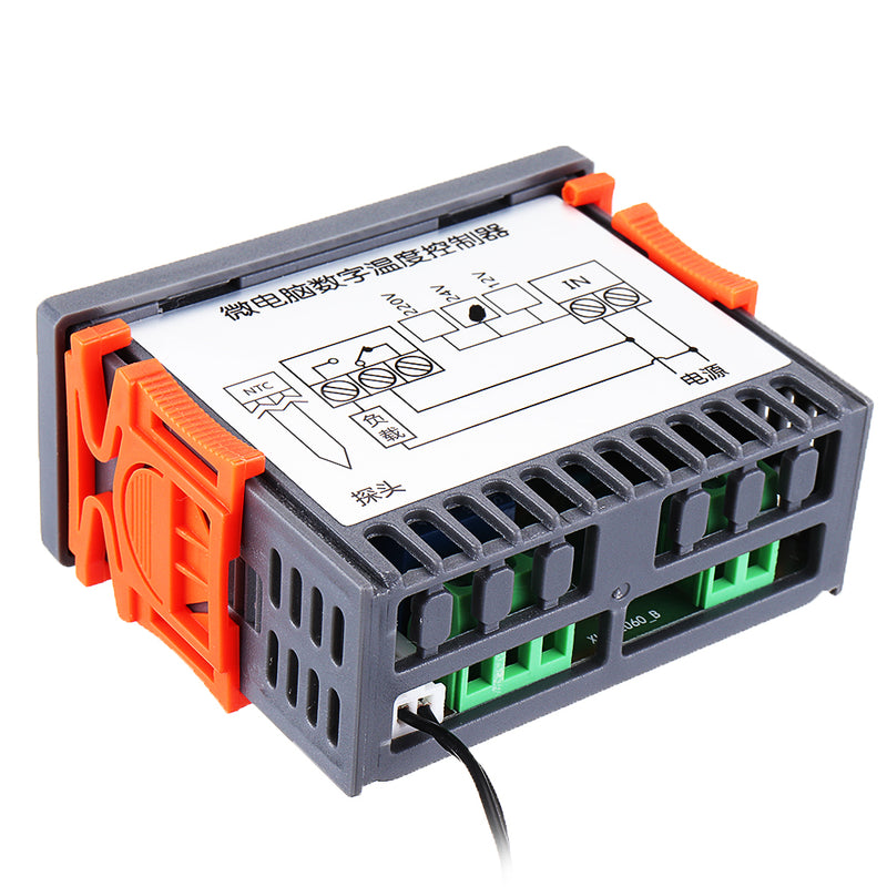 XH-W2060 Embedded Digital Thermostat Cabinet Freezer Cold Storage Thermostat Temperature Controller Temperature Control