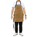 Multifunction Waterproof Aprons Storage Pockets Tool Apron Adjustable Straps