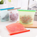Reusable Silicone Food Storage Bag Vacuum Food Fresh Sealer Container Kitchen Fridge Tools