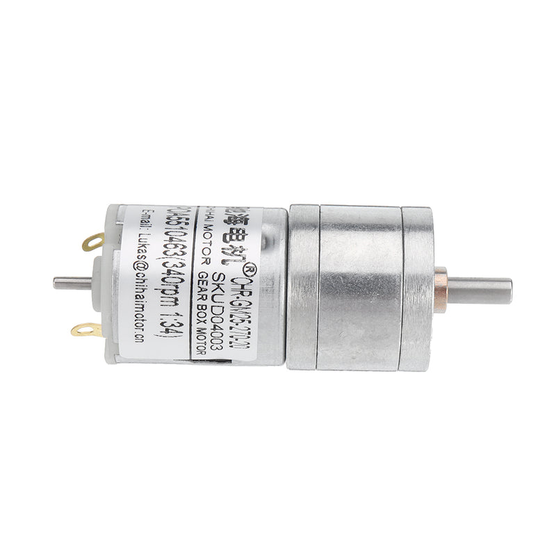 Chihai DC 7.4V 340rpm 550rpm Reduction Motor DC Geared Motor