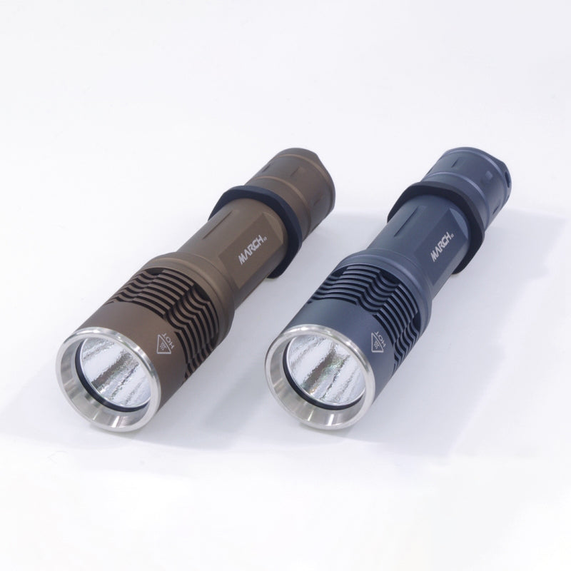 MARCH K8 SST40 5.3A Temperature Control Flashlight 3 Modes Waterproof 18650 LED Light