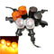 Emark Universal 12V Alloy Motorcycle Turn Signal Indicators Amber Light 3 Len Color