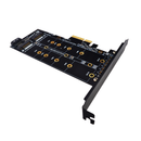 ITHOO PCENGFF-N05 PCI-E 4X to M.2 Key M+B Interface NVME M.2 SSD PCI-E Expansion Card 10Gbps for Desktop Computer