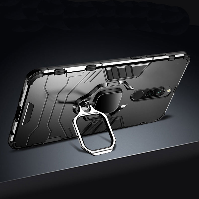 Bakeey Armor Magnetic Card Holder Shockproof Protective Case For Xiaomi Redmi 8 / Redmi 8A
