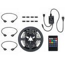 2x0.5M+2x1M Non-waterproof SMD5050 USB Music Remote Control RGB LED Strip Light TV Background KTV Hotel Bar
