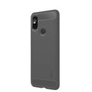 Mofi Carbon Fiber Shockproof Silicone Back Cover Protective Case for Xiaomi Mi Max 3