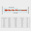 7Pcs 3-12mm Triangular-overlord Handle Multifunctional Auger Drill Bits for Tile Glass Brick Wall Wood