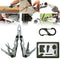 JAKEMY PJ1010 Multitool Folding Pocket Plier Saw Screwdriver Portable Outdoor Survival EDC Card Pliers Tool