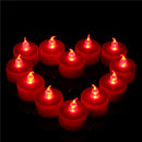 12 Pcs Battery Operated LED Flameless Candles Tea Light Party Wedding Christmas Decor