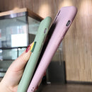 Bakeey 3D Candy Color Avocado Letter Pattern Soft TPU Protective Case for iPhone XS MAX XR X for iPhone 7 6 6S 8 Plus Back Cover