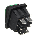 On-Off-On 6 Pin 12V Car Boat LED Light Rocker Toggle Switch Latching Waterproof