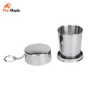 Fire-Maple 140ml Portable Camping Picnic Cup Stainless Steel Folding Light Weight Water Mug FMP-302