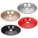 Drillpro 100mm Tungsten Carbide Wood Shaping Disc Carving Disc 16mm Bore Sanding Grinder Wheel for 100 115 Angle Grinder