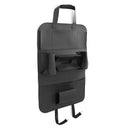 Multi-functional PU Leather Car Back Seat Storage Bag Multi Pocket Phone Cup Holder Organizer