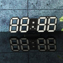 Large Modern Design Digital Led Wall Clock Watches 24 Or 12-Hour Display