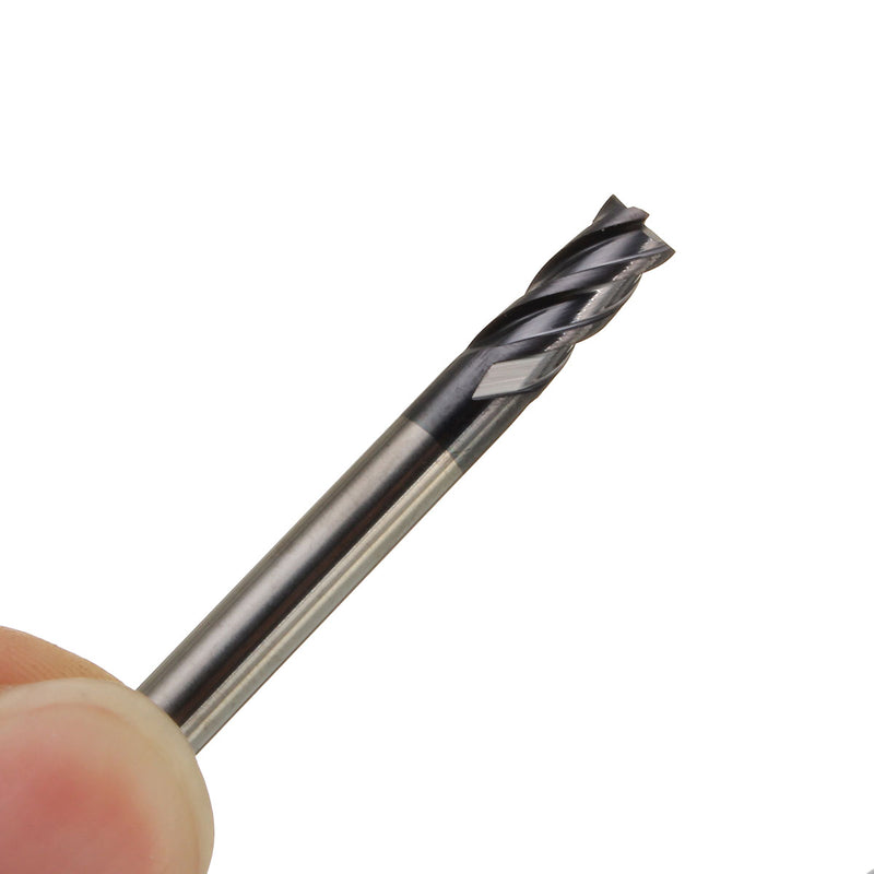 7pcs 1-8mm 4 Flutes Tungsten Carbide End Mill Set Straight Shank End Mill Cutter CNC Tool