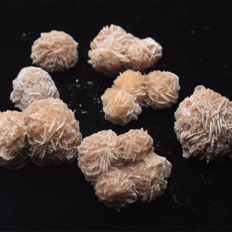 DIY Jewelry Accessories 100g Natural Selenite Crystal Stone Flower Decoration