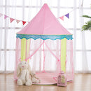 Protable Kids Pink Princess Tent Folding Children Toy House Kids Mosquito Large Game Room