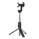 Dispho Universal bluetooth Shutter 360 Degree Rotation Extendable Selfie Stick Phone Tripod Mount Monopod