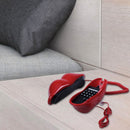Red Lip Telephone Corded Landline Cable for Home Bar Office Phones Furniture Decor