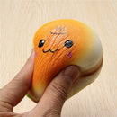 10cm Squishy Hamburger Toy Random Cute Emoji Bread Phone Bag Strap Pendant